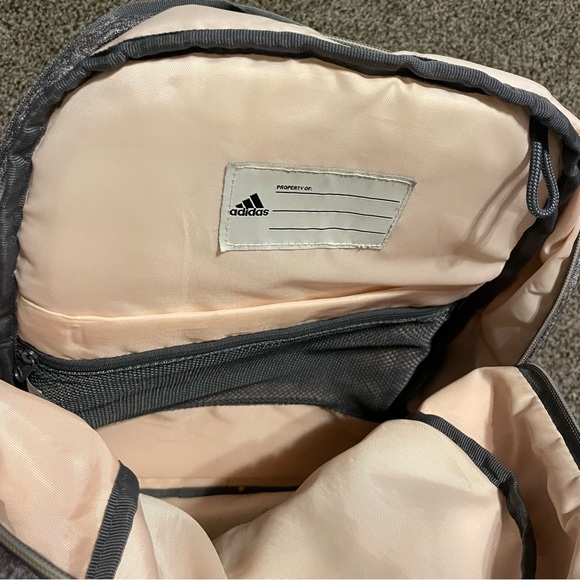 Adidas backpack gray and light pink in great condition! - Picture 4 of 8